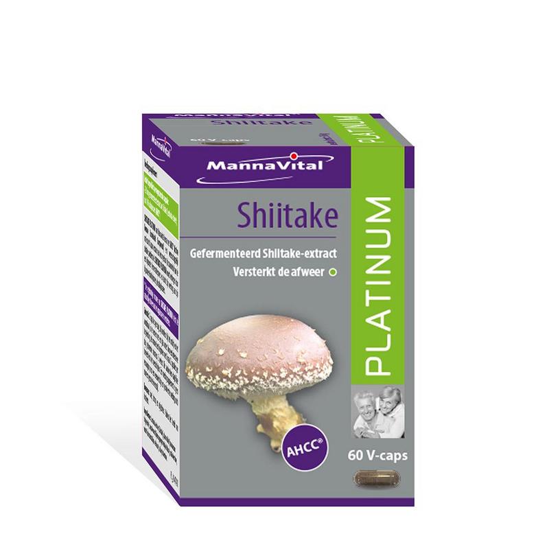 Mannavital Shiitake platinum 60.00 Capsules