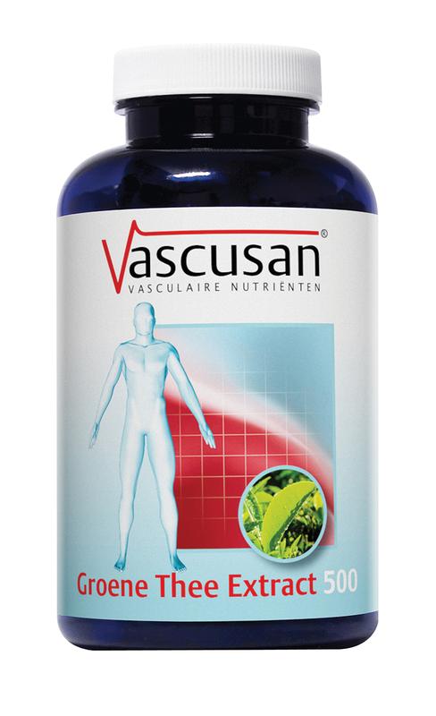 Vascusan Groene thee extract 500 60.00 Capsules