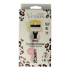 Gillette Comfortglide coconut modular leopard razor 1.00 Stuks