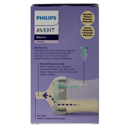 Avent Natural airfree voedingsfles 125 Milliliter