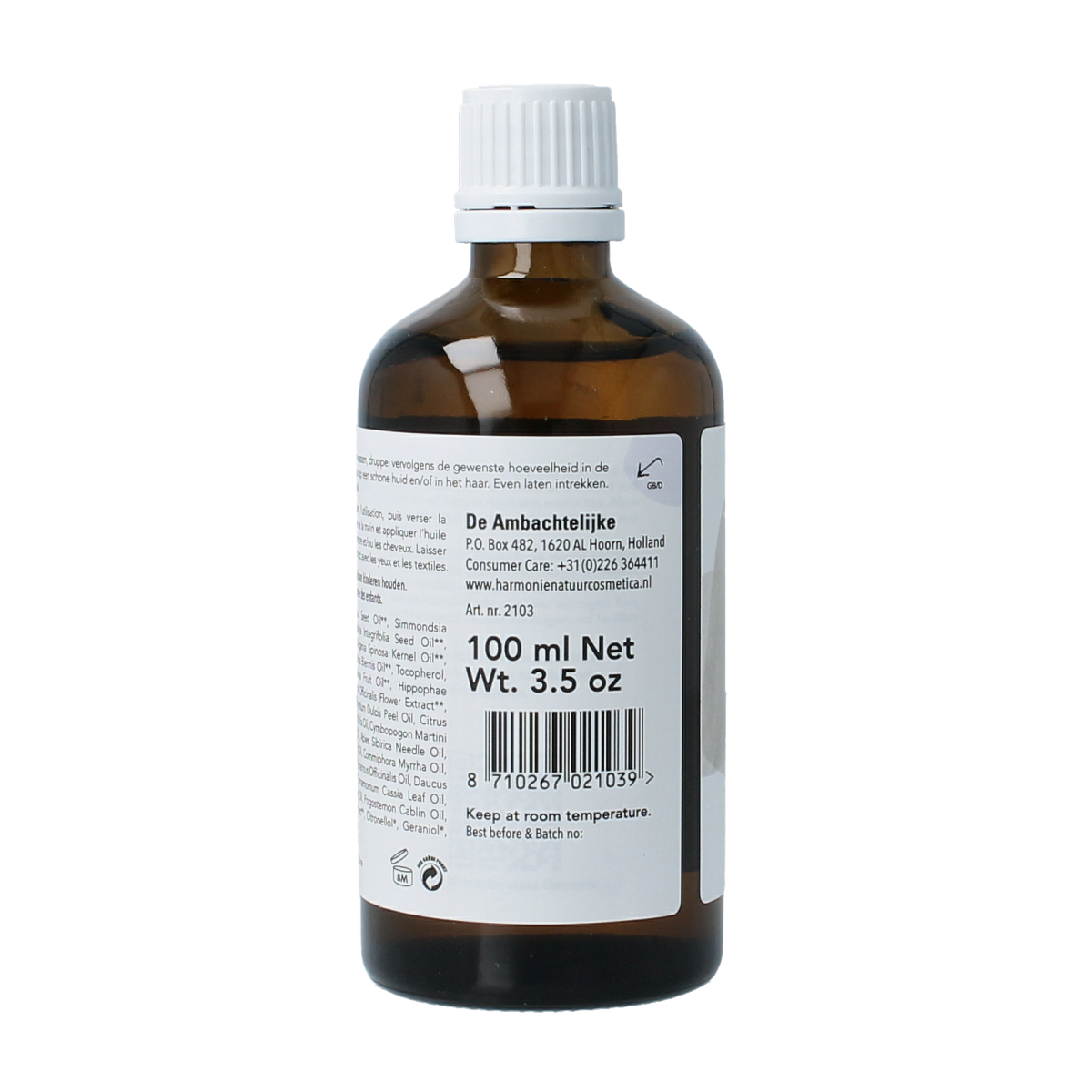 Harmonie Huidolie vitalise 100.00 Milliliter