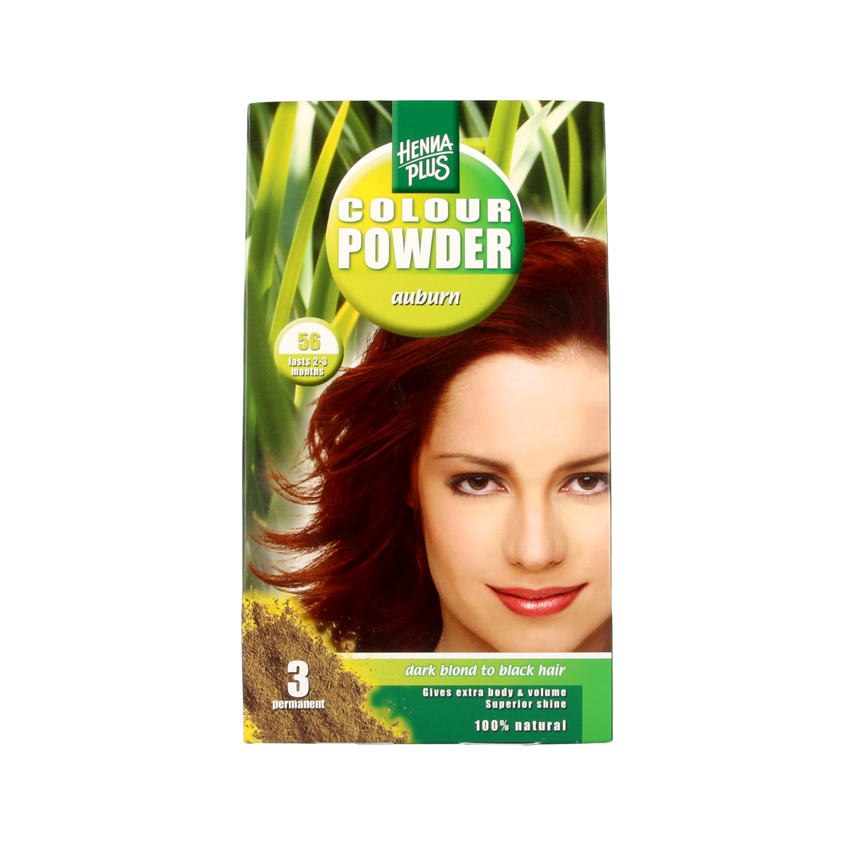 Henna Plus Colour powder 56 auburn 100.00 Gram