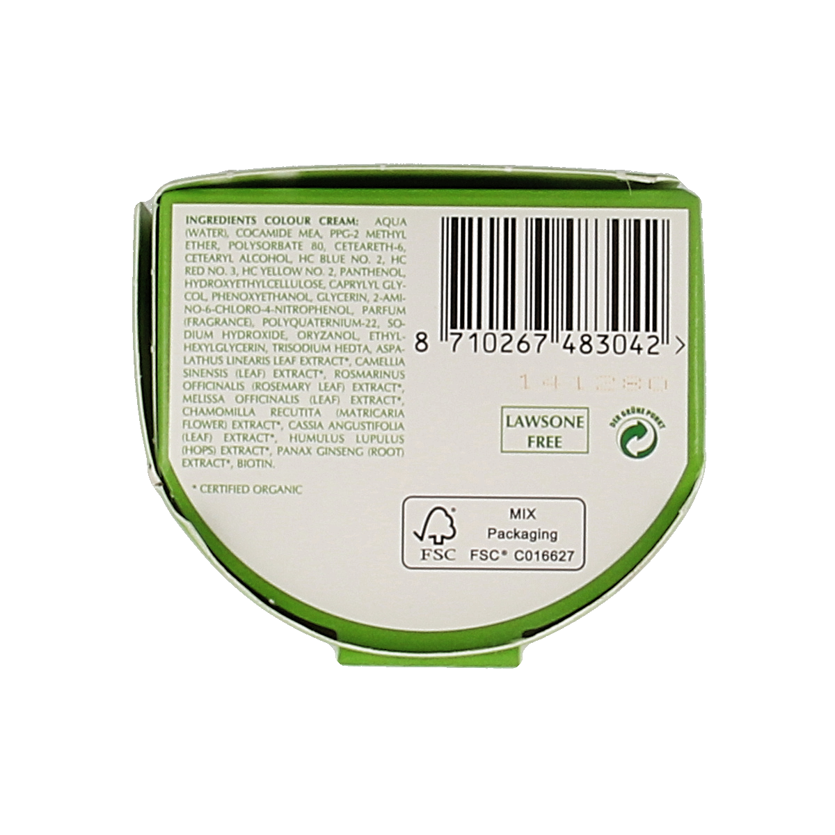Henna Plus Colour cream 4.56 auburn 60.00 Milliliter