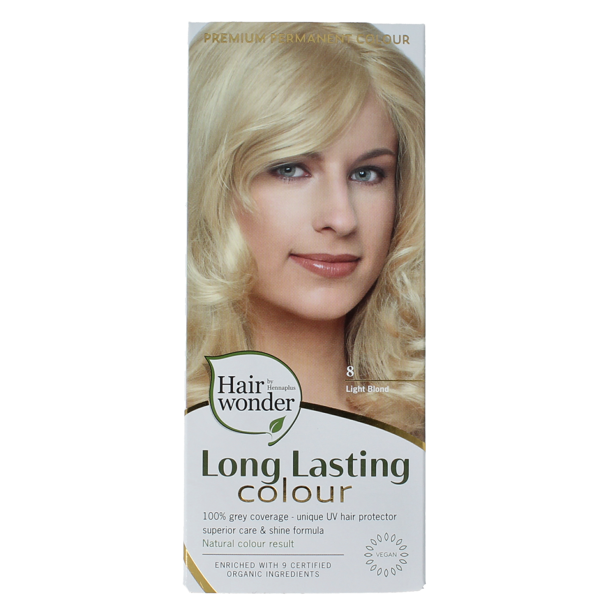 Henna Plus Long lasting colour 8 light blond 100.00 Milliliter