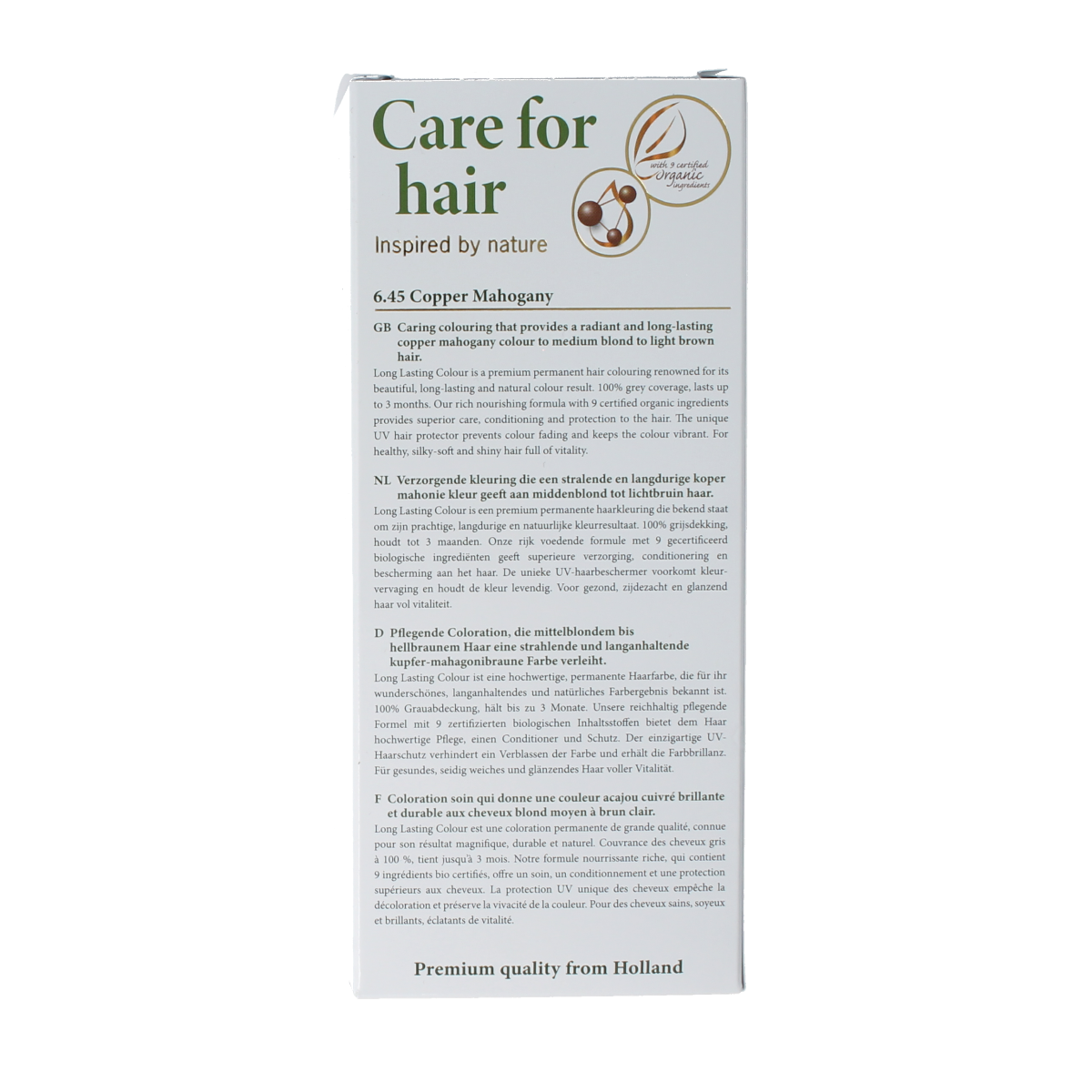 Henna Plus Long lasting colour 6.45 copper mahogany 100.00 Milliliter