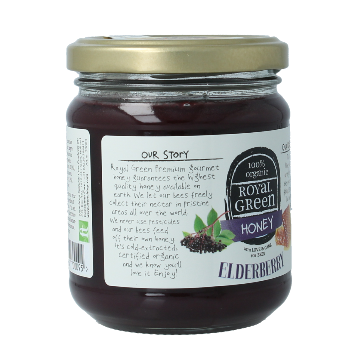 Royal Green Elderberry honey bio 250.00 Gram