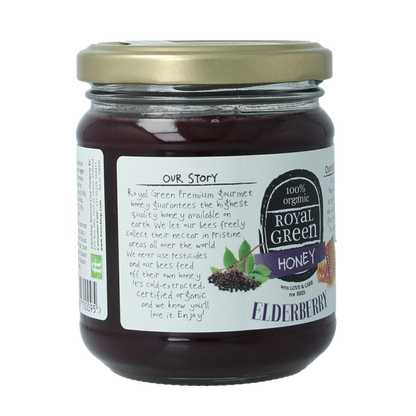 Royal Green Elderberry honey bio 250.00 Gram