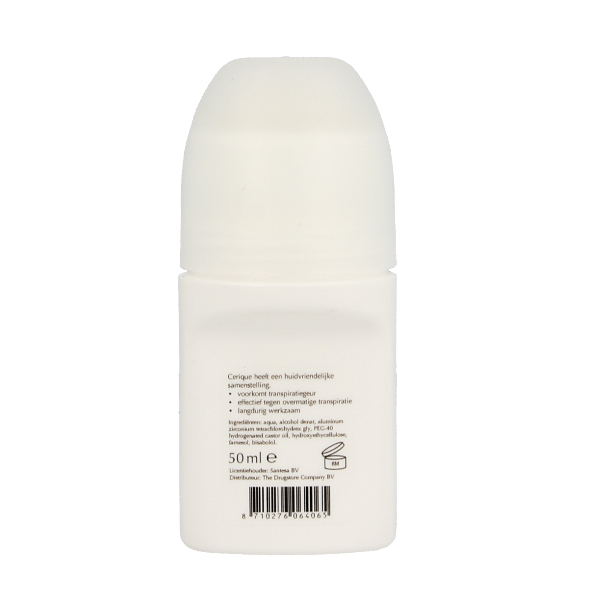 Cerique Deodorant roller ongeparfumeerd 50.00 Milliliter