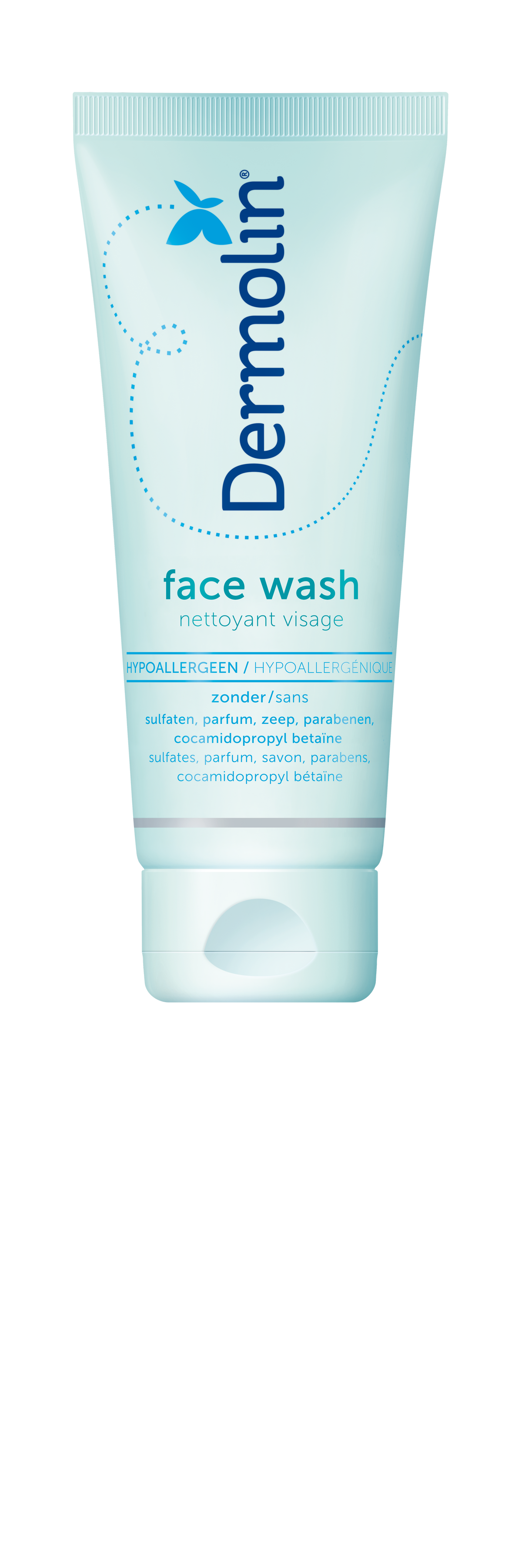 Dermolin Face wash CAPB vrij 100.00 Milliliter