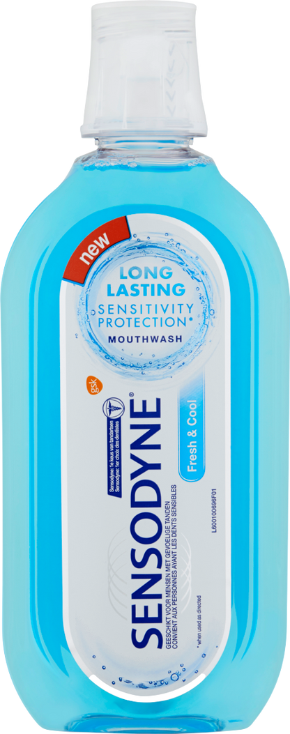 Sensodyne Mondwater cool mint 500.00 Milliliter