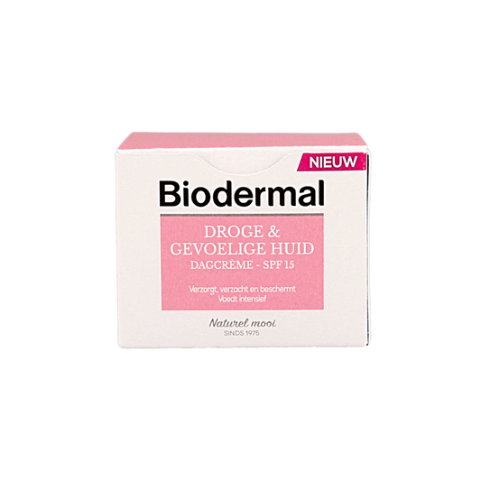 Biodermal Dagcreme droge en gevoelige huid 50.00 Milliliter