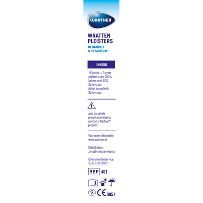 Wartner Wrattenpleister 24.00 Stuks