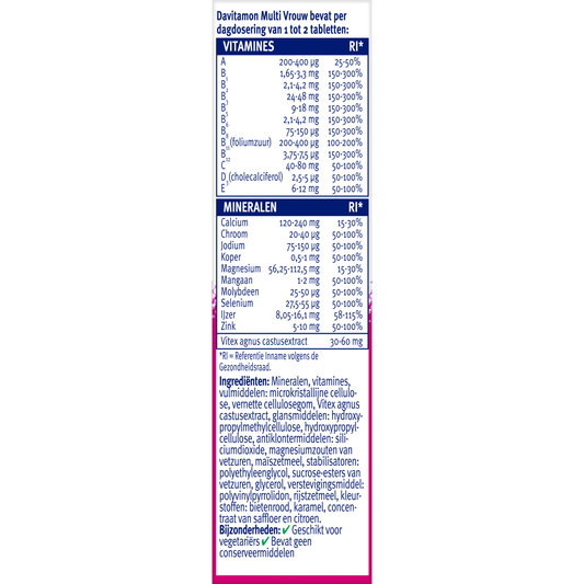 Davitamon Multi vrouw 60.00 Tabletten