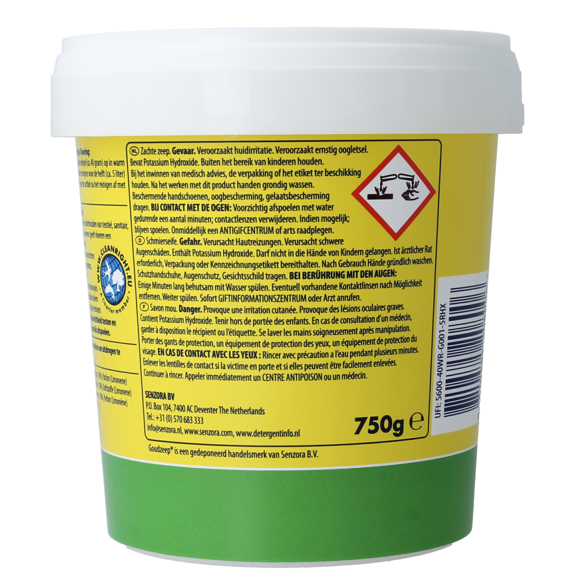 Tricel Goudzeep kuipje groen bio 750.00 Gram
