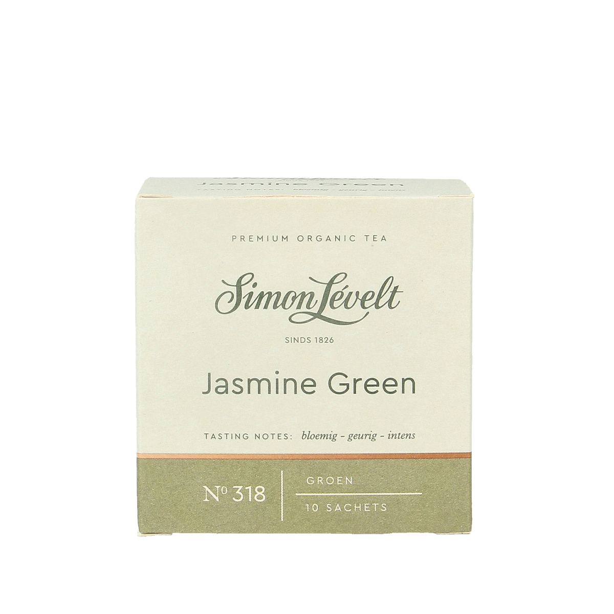 Simon Levelt Groene thee jasmijn bio 10.00 Zakjes