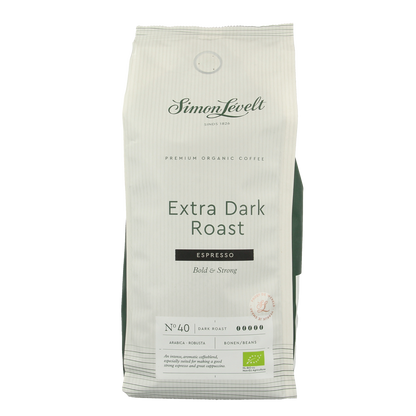 Simon Levelt Cafe N40 espresso extra dark roast bio 500.00 Gram