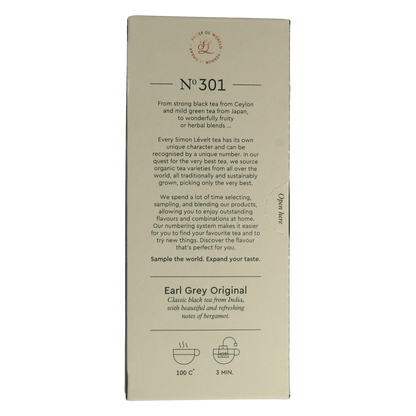 Simon Levelt Earl grey bio 20.00 Zakjes