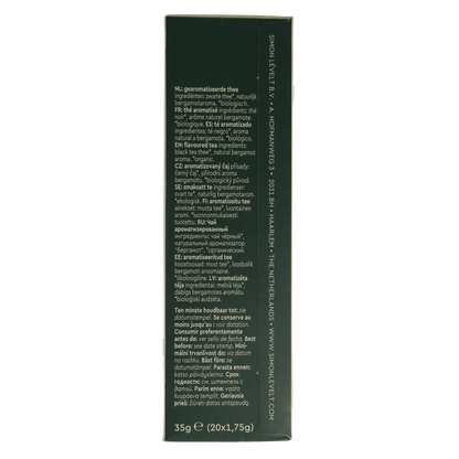 Simon Levelt Earl grey bio 20.00 Zakjes