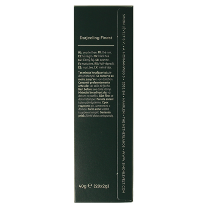 Simon Levelt Darjeeling finest bio 20.00 Zakjes