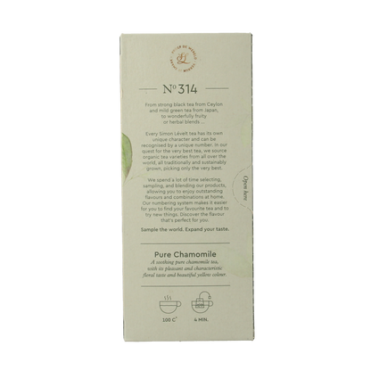 Simon Levelt Pure chamomile bio 20.00 Zakjes