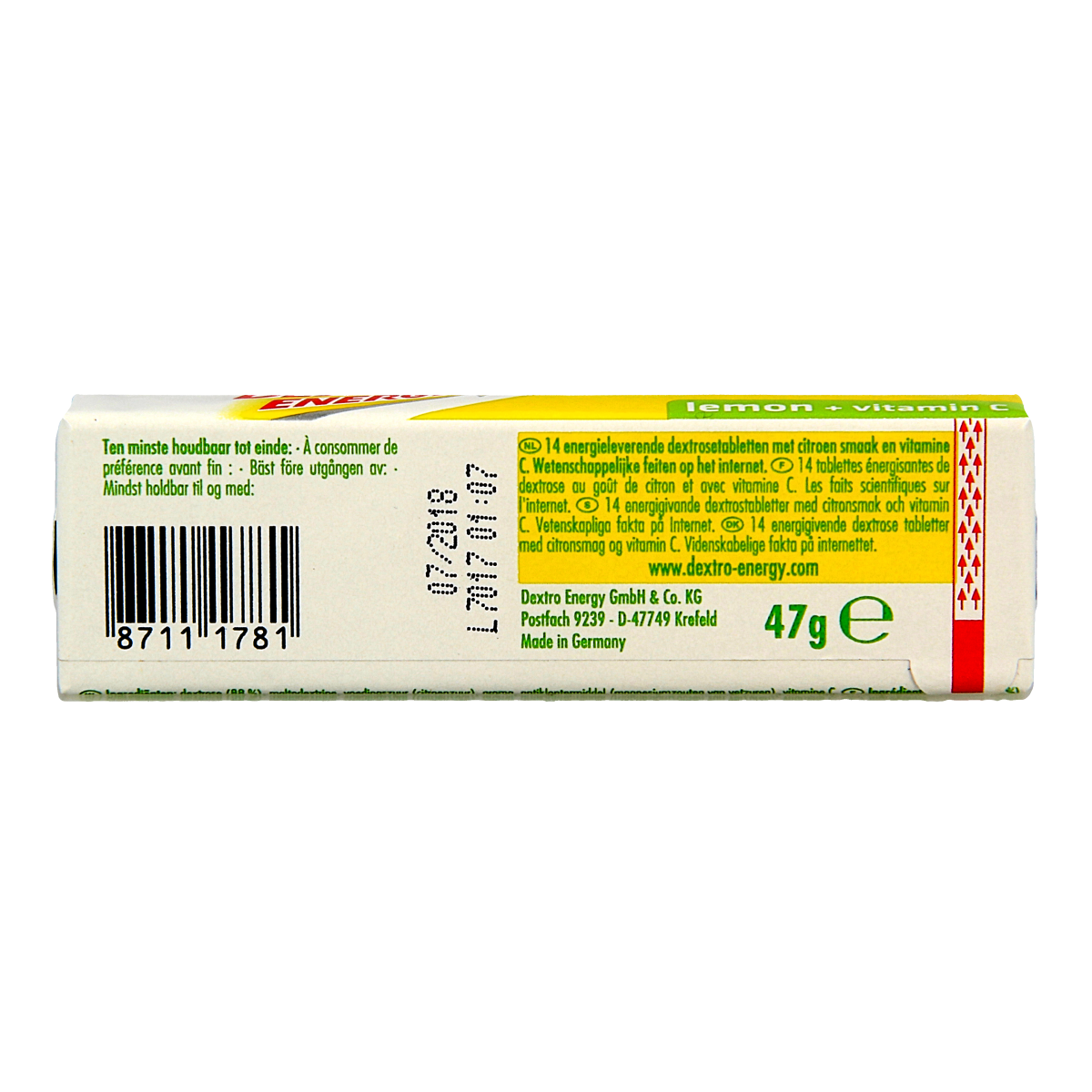 Dextro Citroen tablet met vitamine C 47 gram 1.00 Rol