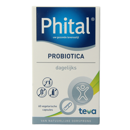 Phital Probiotica dagelijks 60.00 Vegetarische capsules