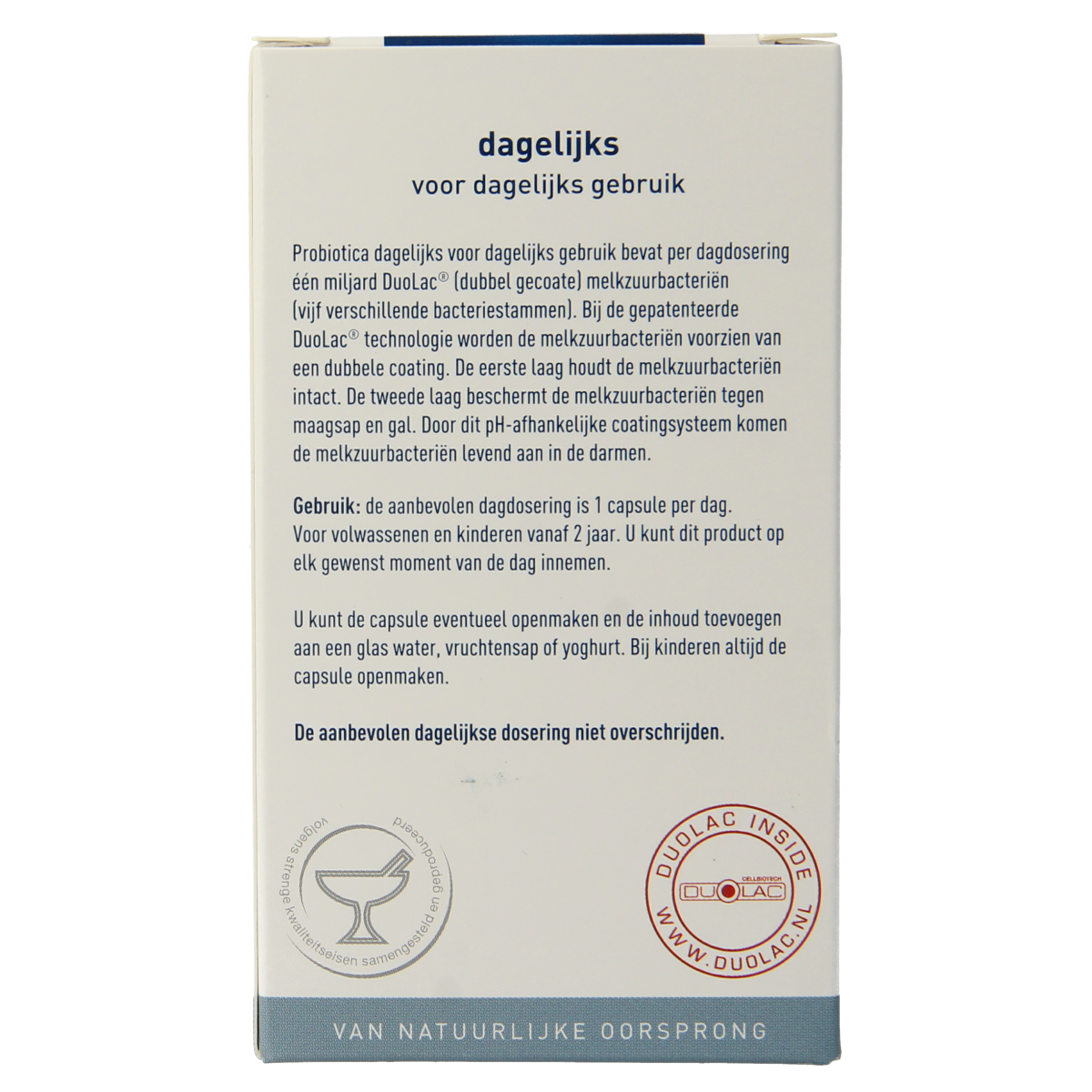 Phital Probiotica dagelijks 60.00 Vegetarische capsules