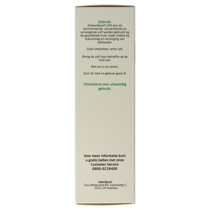 Teva Zinkoxidezalf 10% 100.00 Gram