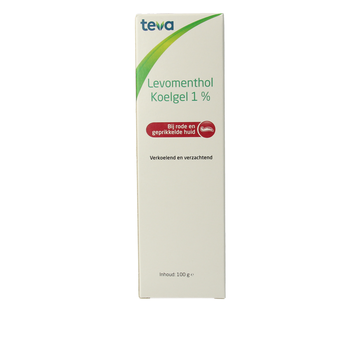 Teva Levomenthol koelgel 1% 100.00 Gram