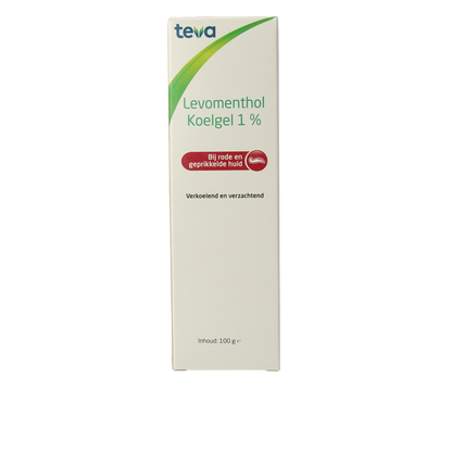 Teva Levomenthol koelgel 1% 100.00 Gram
