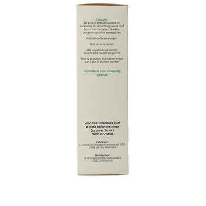 Teva Levomenthol koelgel 1% 100.00 Gram