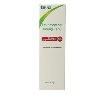 Teva Levomenthol koelgel 1% 100.00 Gram