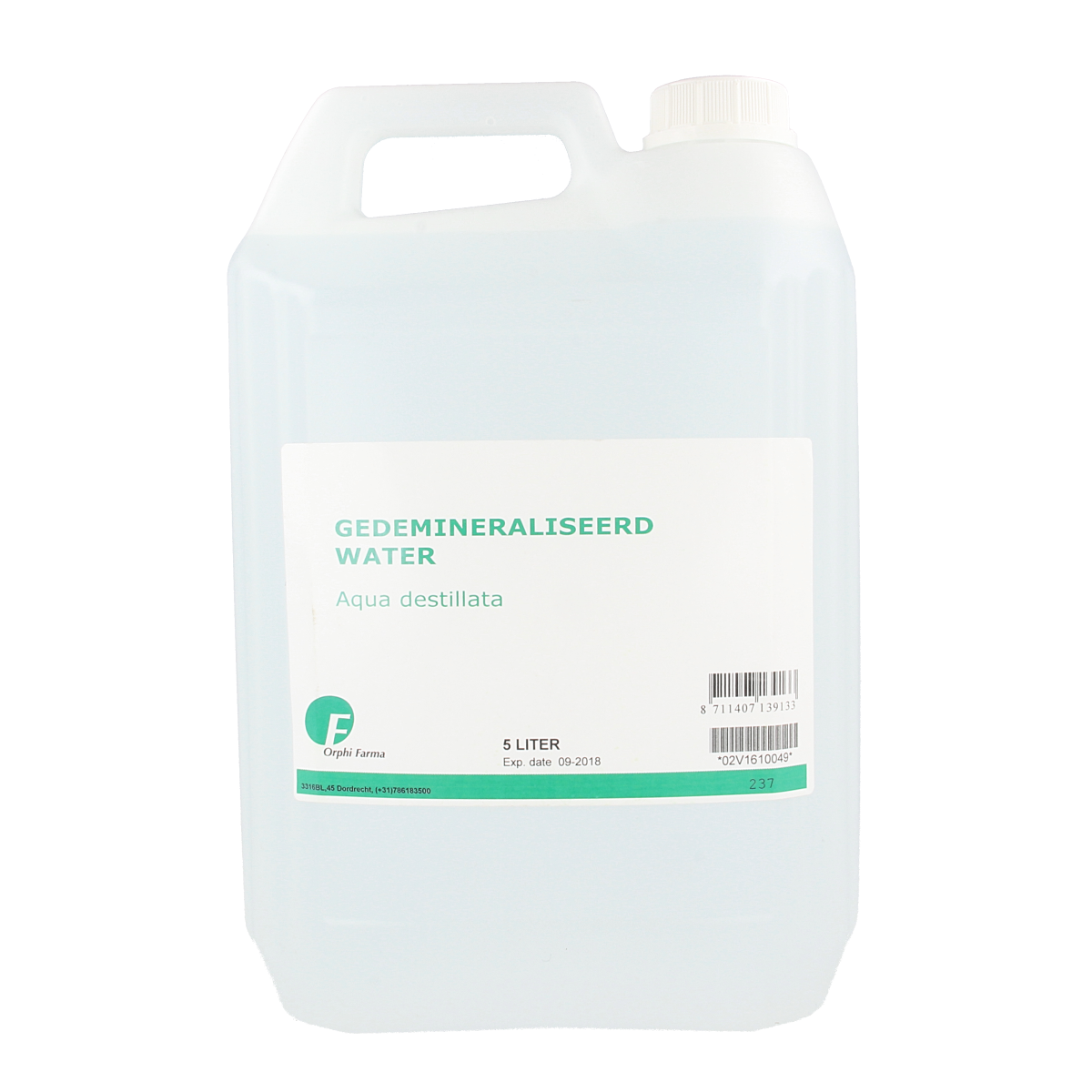 Chempropack Gedemineraliseerd water 5.00 Liter