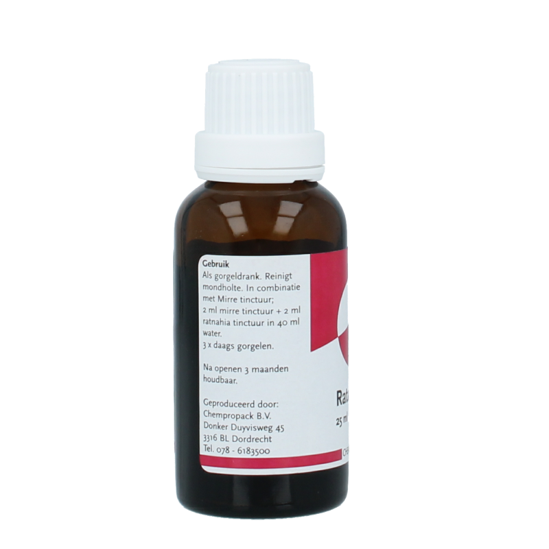 Chempropack Ratanhia tinctuur 25 Milliliter