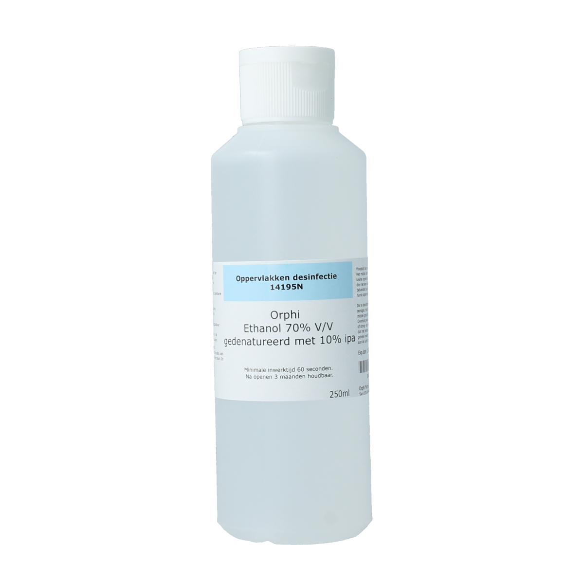 Orphi Ethanol 70% v/v + 10% IPA v/v 250.00 Milliliter