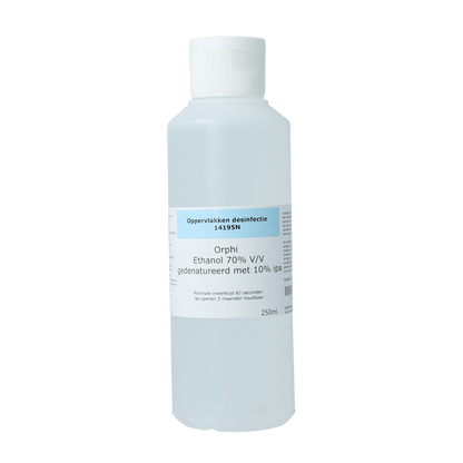 Orphi Ethanol 70% v/v + 10% IPA v/v 250.00 Milliliter