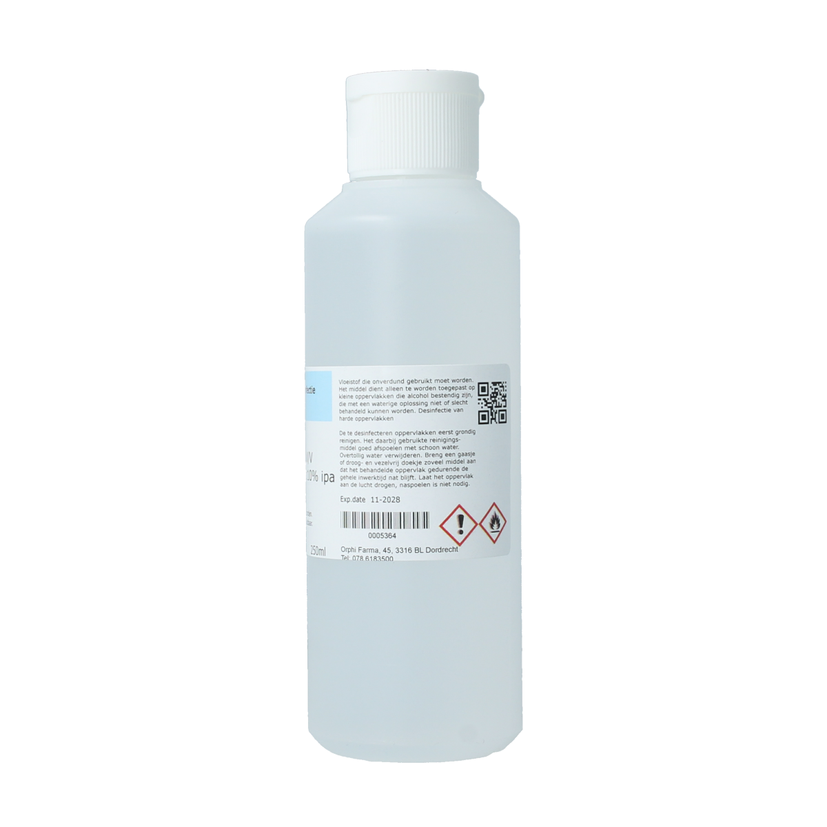 Orphi Ethanol 70% v/v + 10% IPA v/v 250.00 Milliliter