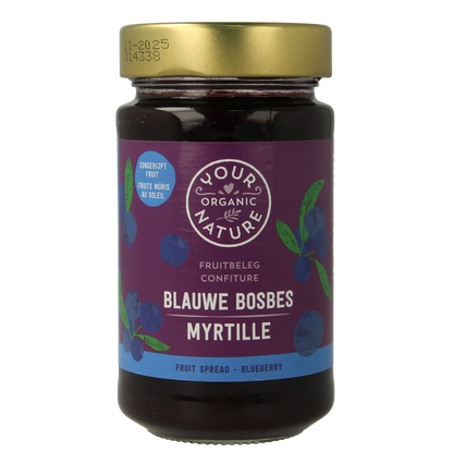 Your Organic Nature Fruit beleg blauwe bosbes bio 250.00 Gram