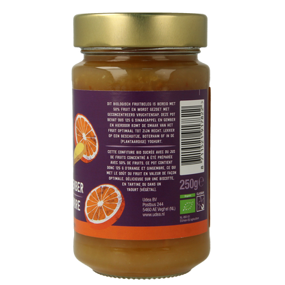 Your Organic Nature Fruit beleg sinaasappel / gember bio 250.00 Gram