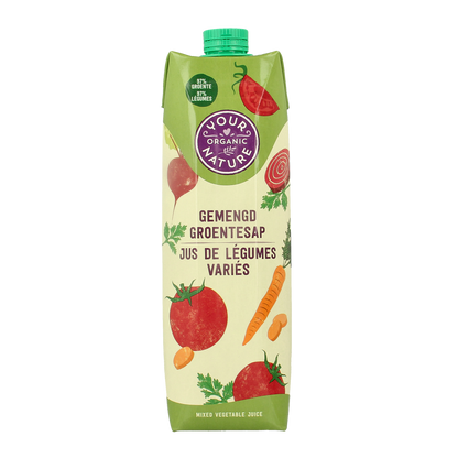 Your Organic Nature Groentesap gemengd bio 1.00 Liter