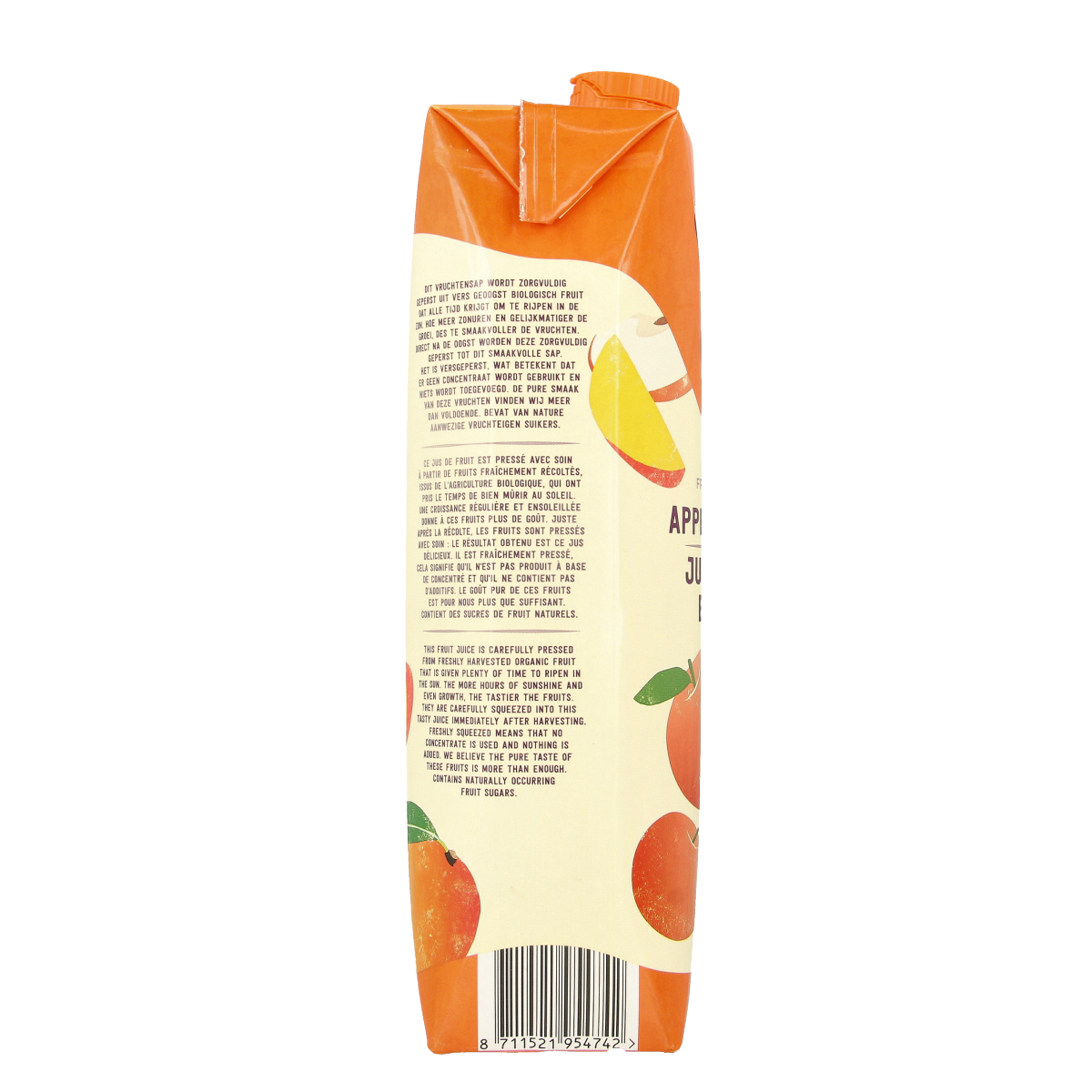 Your Organic Nature Appel mango sap bio 1.00 Liter