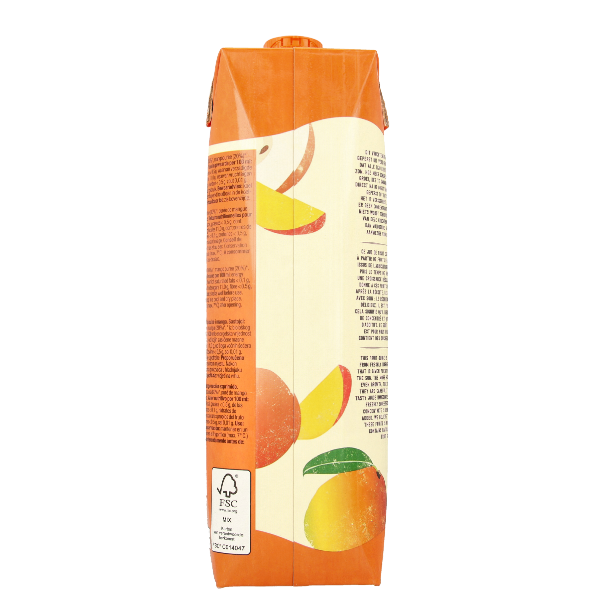 Your Organic Nature Appel mango sap bio 1.00 Liter