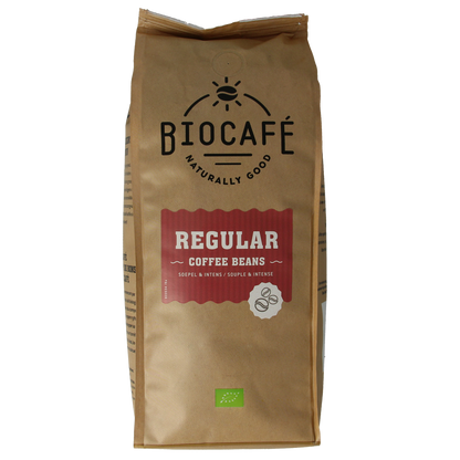 Biocafe Koffiebonen regular bio 500.00 Gram