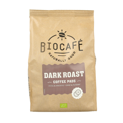 Biocafe Coffee pads dark roast bio 36.00 Stuks
