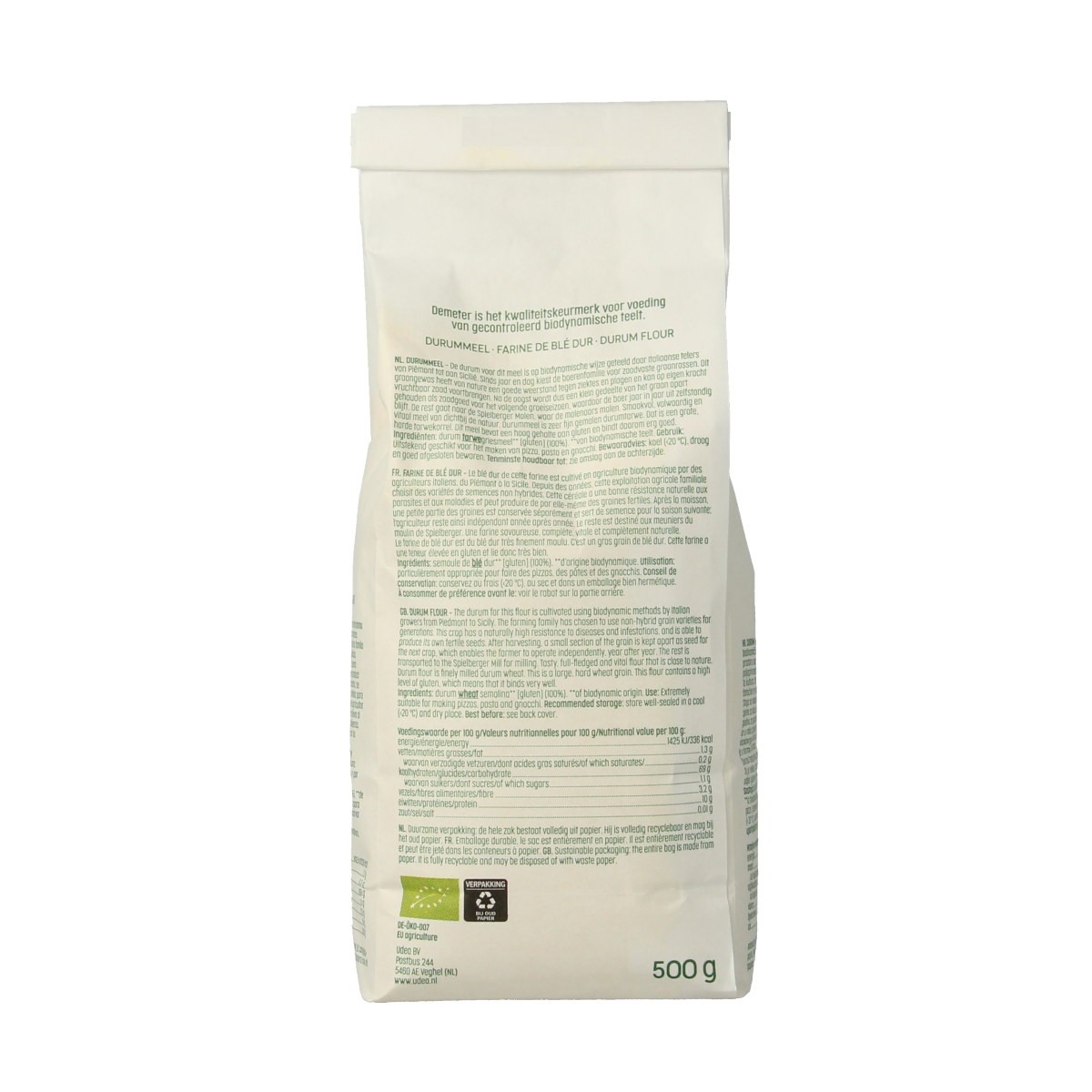 Luna E Terra Durummeel Spielberger bio 500.00 Gram