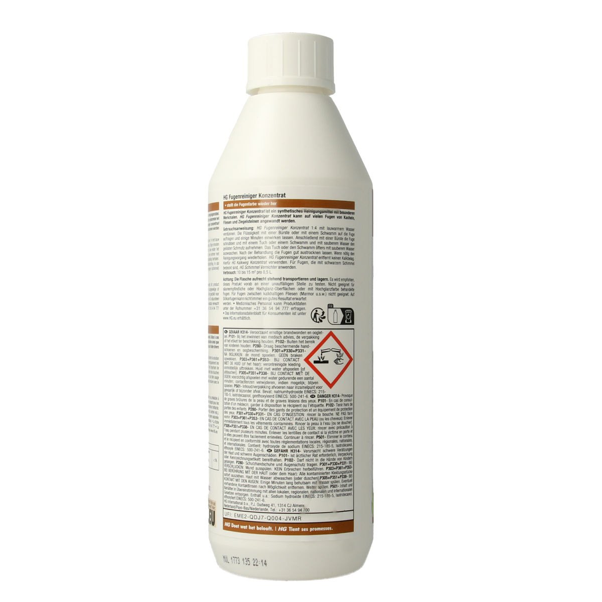 HG Voegenreiniger concentraat 500.00 Milliliter