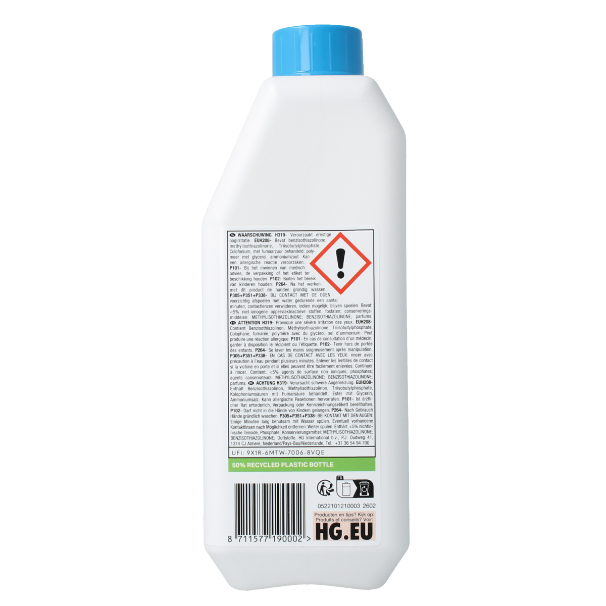 HG Natuursteen reiniger glans 1.00 Liter