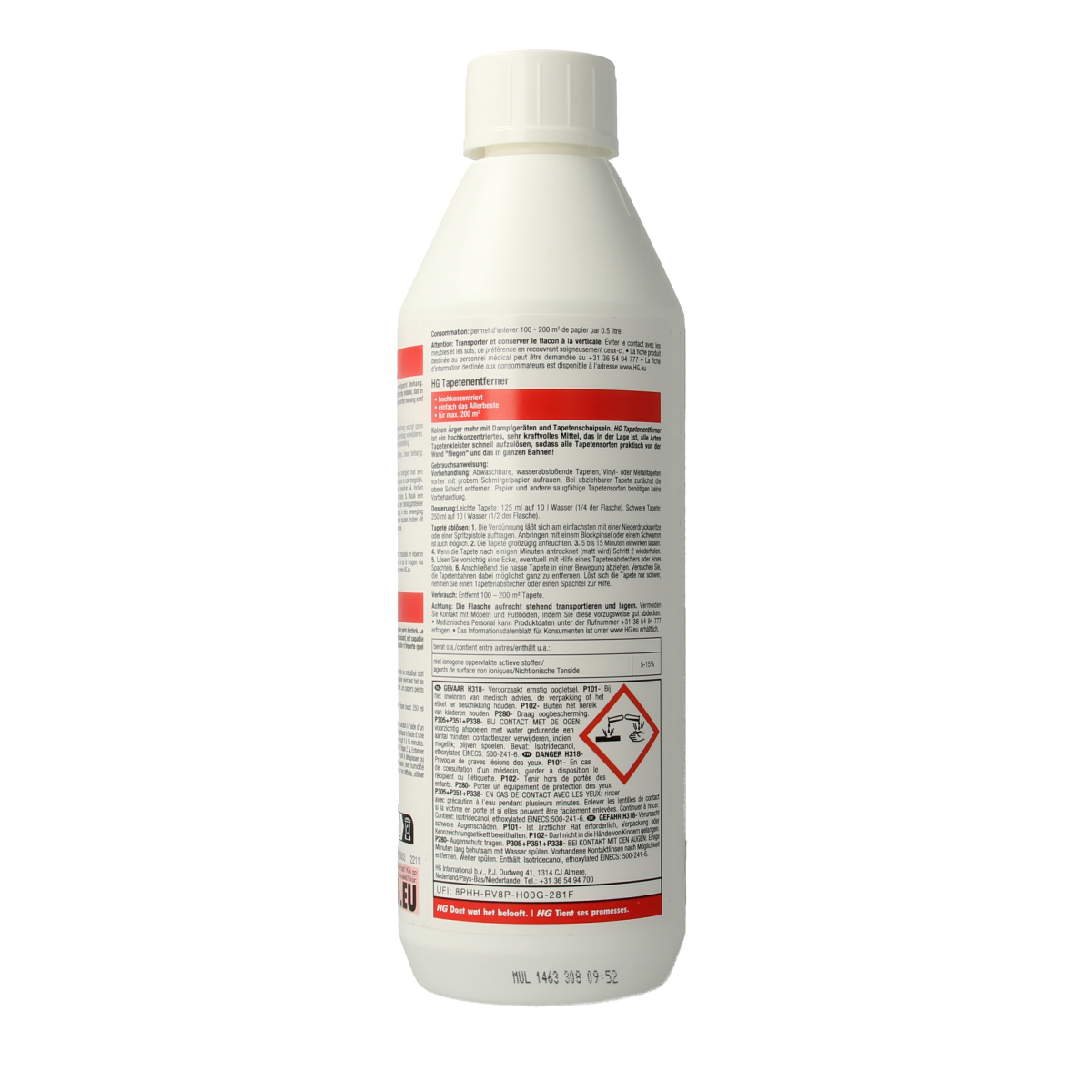 HG Behangverwijderaar 500.00 Milliliter