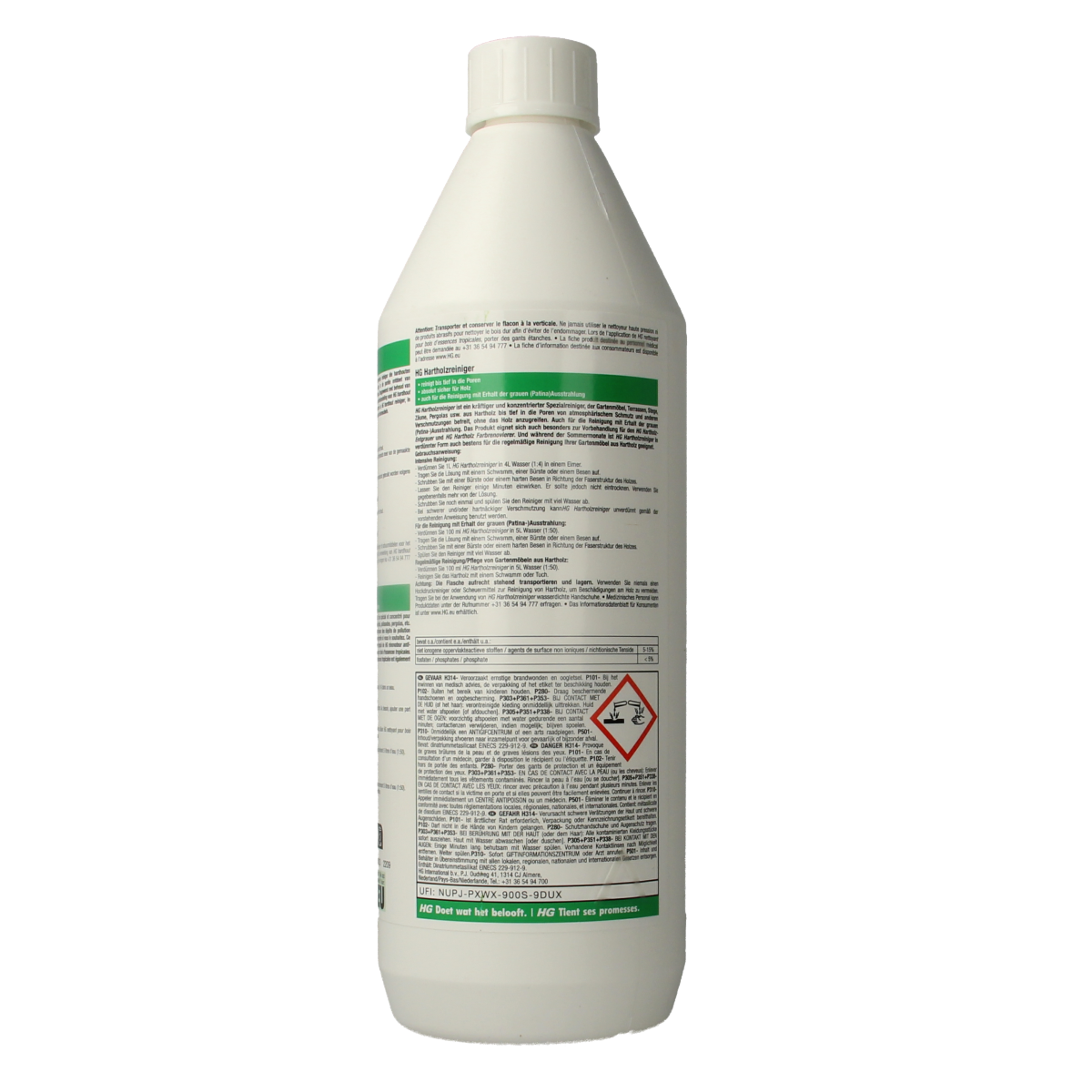 HG Hardhout reiniger 1.00 Liter