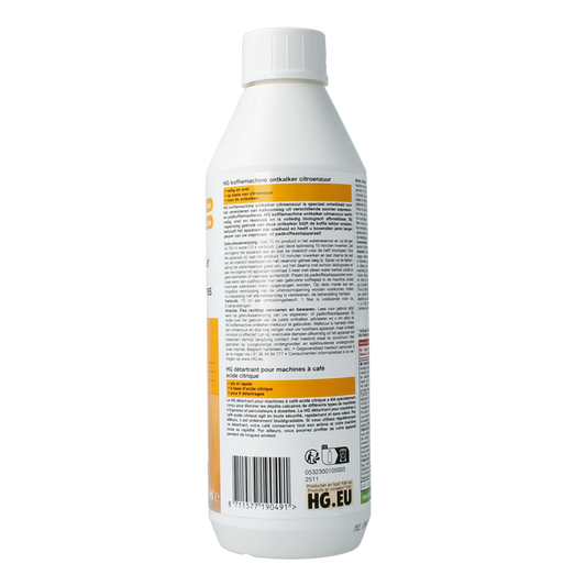 HG Koffiemachine ontkalker citroen 500.00 Milliliter